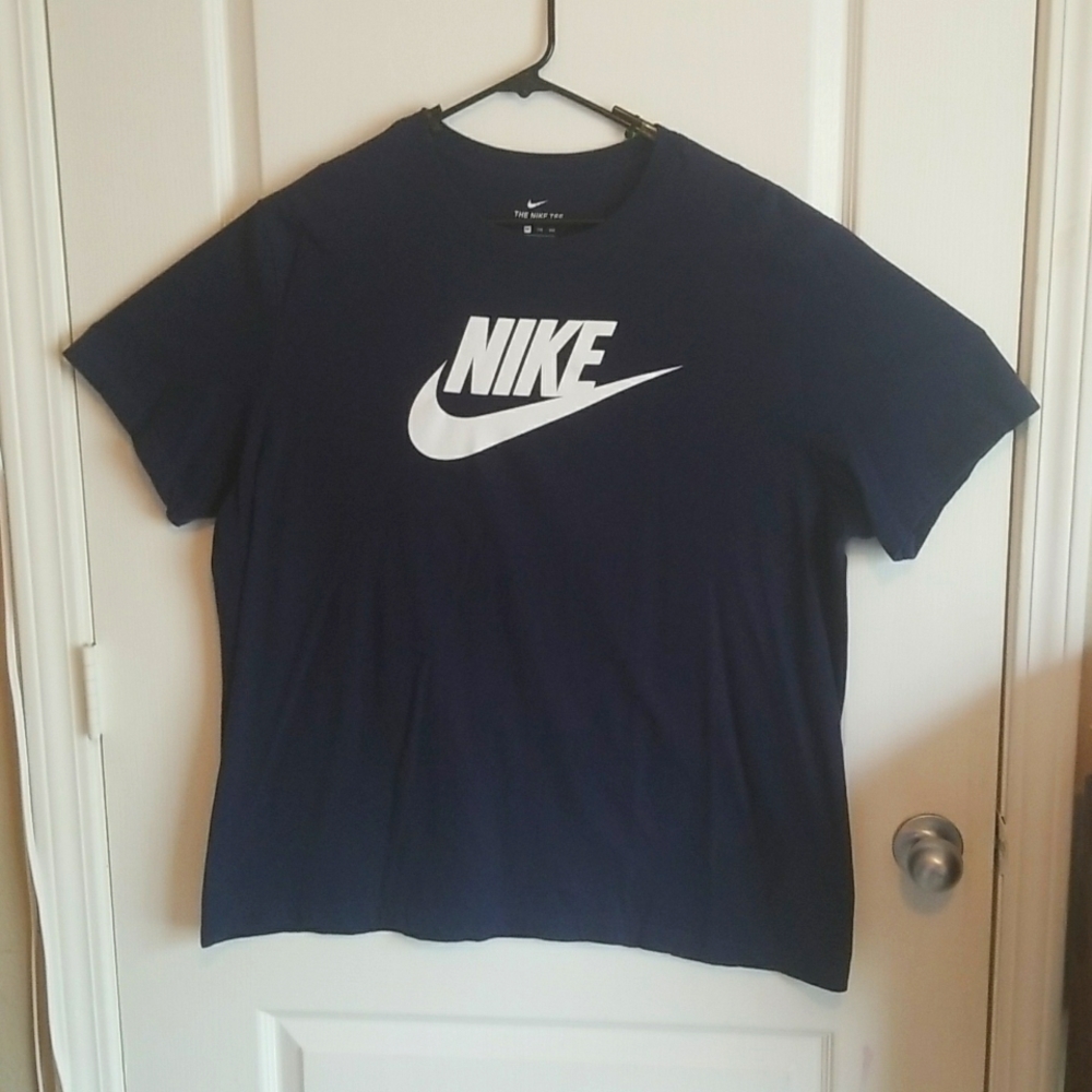 Mens Nike Tshirt XXL Navy/White